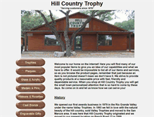 Tablet Screenshot of hillcountrytrophy.com